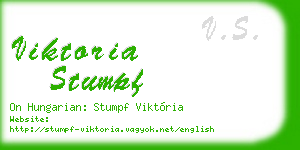 viktoria stumpf business card